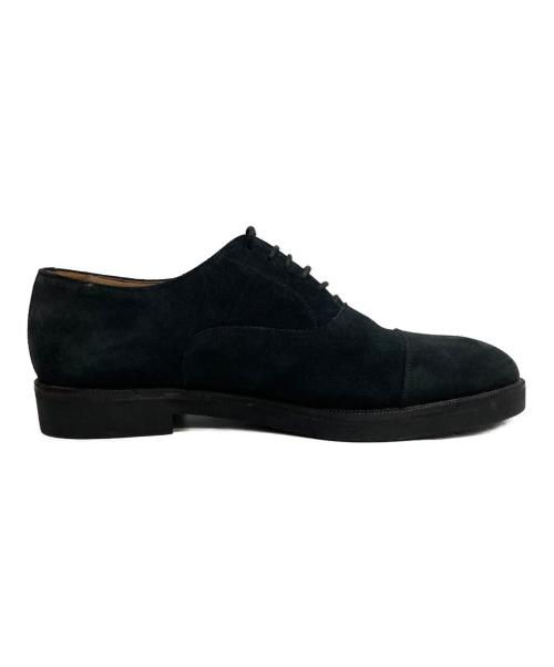 GIORGIO ARMANI（ジョルジオアルマーニ）GIORGIO ARMANI (ジョルジオアルマーニ) ストレートチップスエードシューズ ブラック サイズ:8の古着・服飾アイテム