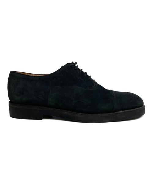 GIORGIO ARMANI（ジョルジオアルマーニ）GIORGIO ARMANI (ジョルジオアルマーニ) ストレートチップスエードシューズ ブラック サイズ:8の古着・服飾アイテム