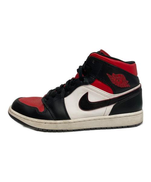 NIKE（ナイキ）NIKE (ナイキ) Air Jordan 1 Mid エアジョーダン1 ミッド レッド サイズ:28.5の古着・服飾アイテム