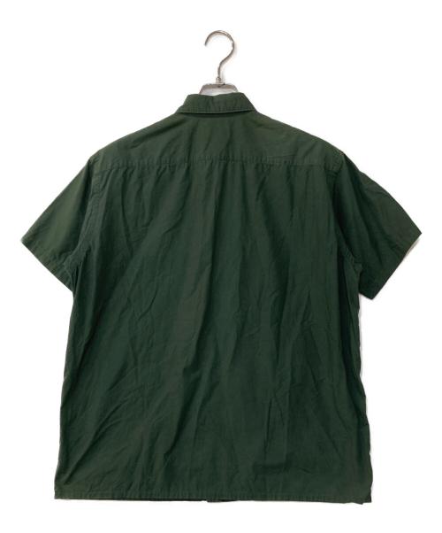 Graphpaper（グラフペーパー）Graphpaper (グラフペーパー) Broad Oversized S/S Shirt 半袖シャツ グリーン サイズ:1の古着・服飾アイテム