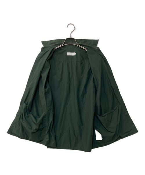 Graphpaper（グラフペーパー）Graphpaper (グラフペーパー) Broad Oversized S/S Shirt 半袖シャツ グリーン サイズ:1の古着・服飾アイテム