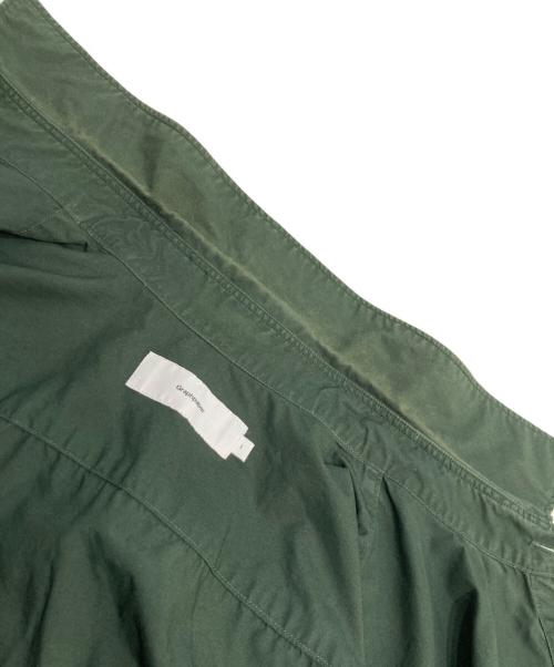 Graphpaper（グラフペーパー）Graphpaper (グラフペーパー) Broad Oversized S/S Shirt 半袖シャツ グリーン サイズ:1の古着・服飾アイテム