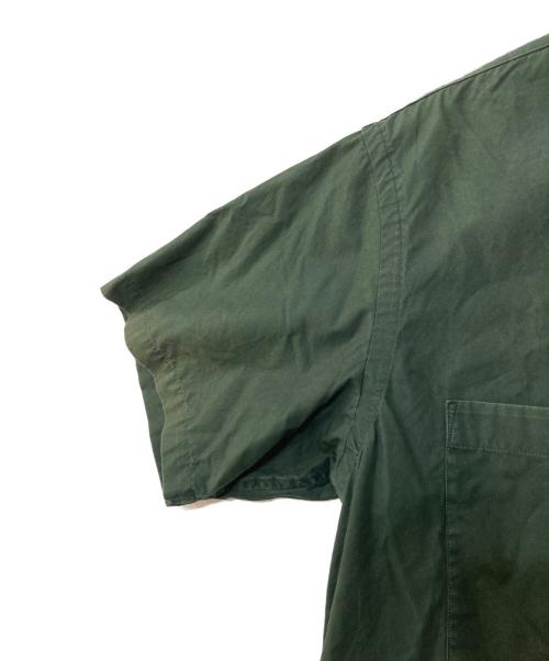 Graphpaper（グラフペーパー）Graphpaper (グラフペーパー) Broad Oversized S/S Shirt 半袖シャツ グリーン サイズ:1の古着・服飾アイテム