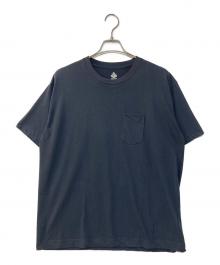 MOUNTAIN RESEARCH（マウンテンリサーチ）の古着「Wreath w/PKT バックプリント速乾Tシャツ」｜ネイビー