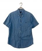 RALPH LAURENラルフローレン）の古着「S/Sボタンダウンシャツ」｜ブルー