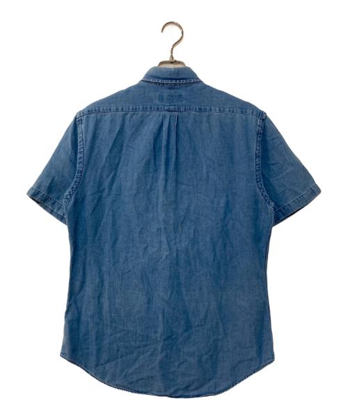 RALPH LAUREN（ラルフローレン）RALPH LAUREN (ラルフローレン) S/Sボタンダウンシャツ ブルー サイズ:Ｌの古着・服飾アイテム