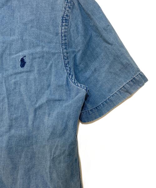 RALPH LAUREN（ラルフローレン）RALPH LAUREN (ラルフローレン) S/Sボタンダウンシャツ ブルー サイズ:Ｌの古着・服飾アイテム