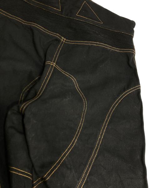 JOHN LAWRENCE SULLIVAN（ジョン ローレンス サリバン）JOHN LAWRENCE SULLIVAN (ジョン ローレンス サリバン) バイカーデニム ブラック サイズ:46の古着・服飾アイテム