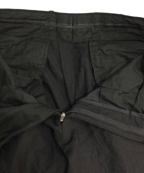 GUCCI（グッチ）GUCCI (グッチ) ウールモヘヤスラックス ブラック サイズ:46の古着・服飾アイテム