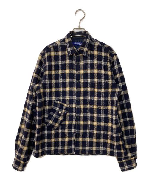 COMME des GARCONS JUNYA WATANABE MAN（コム デ ギャルソン ジュンヤ ワタナベ マン）COMME des GARCONS JUNYA WATANABE MAN (コム デ ギャルソン ジュンヤ ワタナベ マン) ウールジャケット ネイビー サイズ:Mの古着・服飾アイテム
