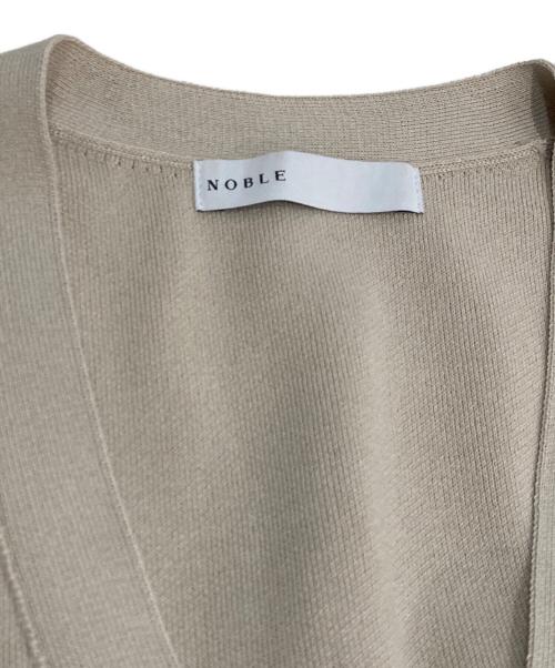 Noble（ノーブル）Noble (ノーブル) CO/PE ニットベスト ベージュ サイズ:Freeの古着・服飾アイテム