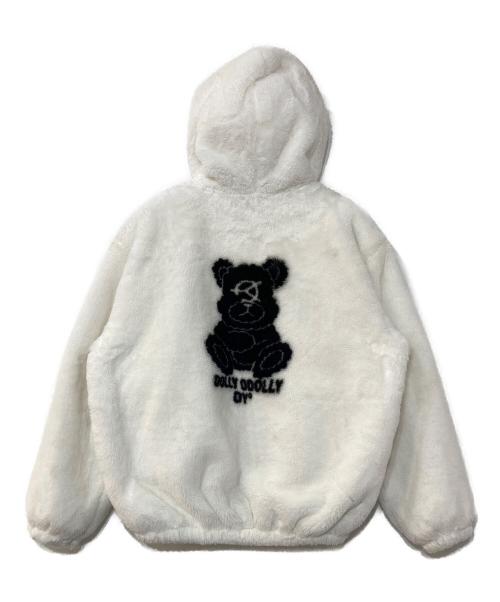 OY（オーワイ）OY (オーワイ) DOLLY FUR HOODIE JACKET ドリー ファーフーディージャケット ホワイト サイズ:記載なしの古着・服飾アイテム