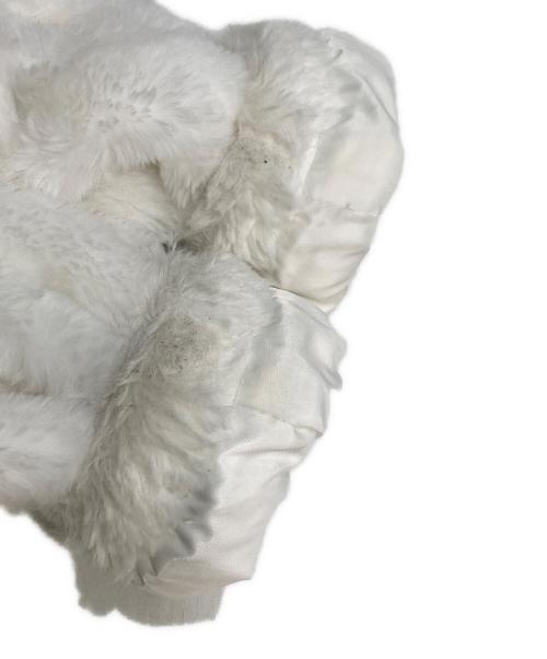 OY（オーワイ）OY (オーワイ) DOLLY FUR HOODIE JACKET ドリー ファーフーディージャケット ホワイト サイズ:記載なしの古着・服飾アイテム