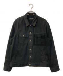 UNDERCOVER（アンダーカバー）の古着「ランダム切替 トラッカー ジャケット」｜ブラック