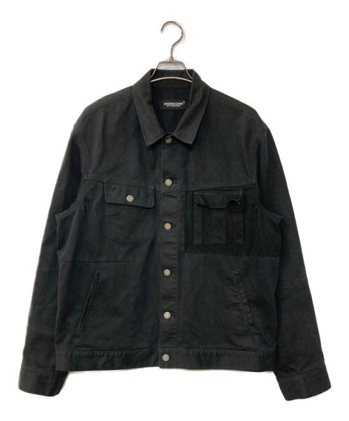 UNDERCOVER（アンダーカバー）UNDERCOVER (アンダーカバー) ランダム切替 トラッカー ジャケット ブラック サイズ:4の古着・服飾アイテム