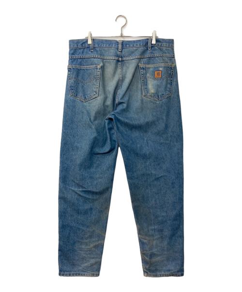 CarHartt（カーハート）CarHartt (カーハート) RELAXED-FIT TAPERED-LEG DENIM PANTS インディゴ サイズ:W40の古着・服飾アイテム