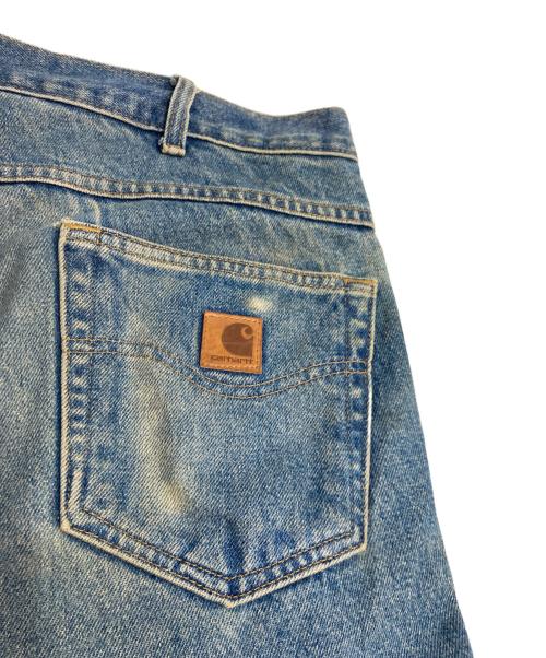 CarHartt（カーハート）CarHartt (カーハート) RELAXED-FIT TAPERED-LEG DENIM PANTS インディゴ サイズ:W40の古着・服飾アイテム