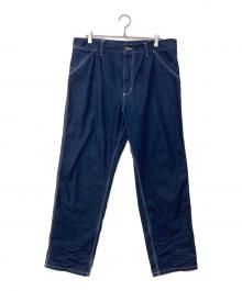 CarHartt（カーハート）の古着「SIMPLE PANT　シンプルパンツ　ワイドデニムパンツ　I022947」｜インディゴ