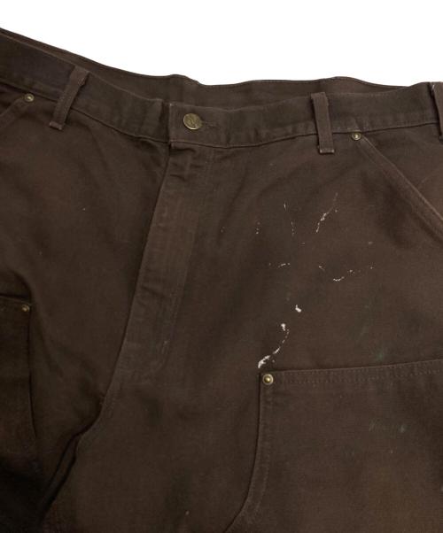CarHartt（カーハート）CarHartt (カーハート) ウォッシュドダック ダブルニー ペインターパンツ ブラウン サイズ:W36×L32の古着・服飾アイテム