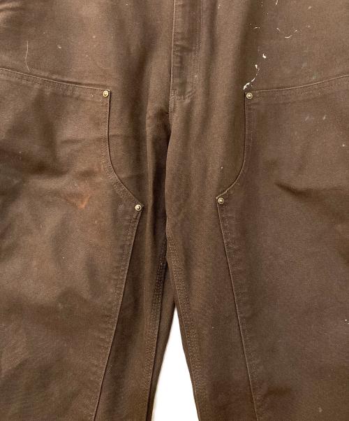 CarHartt（カーハート）CarHartt (カーハート) ウォッシュドダック ダブルニー ペインターパンツ ブラウン サイズ:W36×L32の古着・服飾アイテム