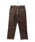 CarHartt (カーハート) ウォッシュドダック ダブルニー ペインターパンツ ブラウン サイズ:W36×L32：14000円
