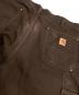 中古・古着 CarHartt (カーハート) ウォッシュドダック ダブルニー ペインターパンツ ブラウン サイズ:W36×L32：14000円