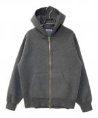 EVERYDAY I LIKE.エヴリデイ アイ ライク）の古着「Oversized ジップ フーディー」｜グレー
