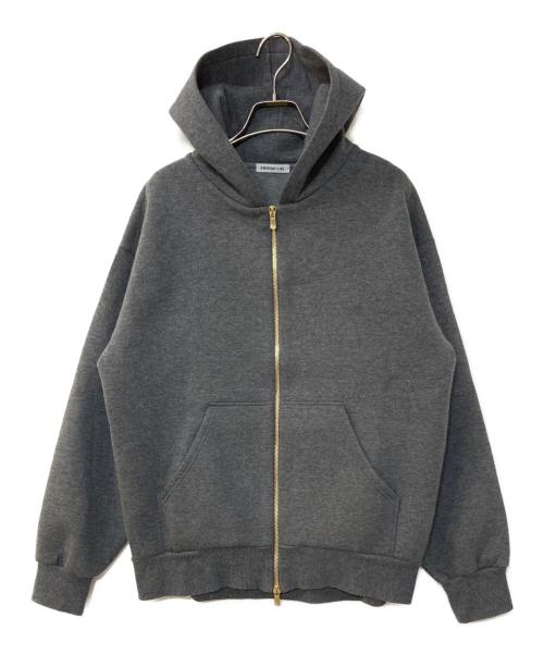 EVERYDAY I LIKE.（エヴリデイ アイ ライク）EVERYDAY I LIKE. (エヴリデイ アイ ライク) Oversized ジップ フーディー グレー サイズ:FREEの古着・服飾アイテム