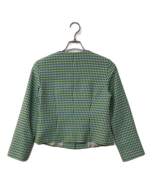 Sybilla（シビラ）Sybilla (シビラ) ドットジャガードセットアップ グリーン サイズ:Mの古着・服飾アイテム