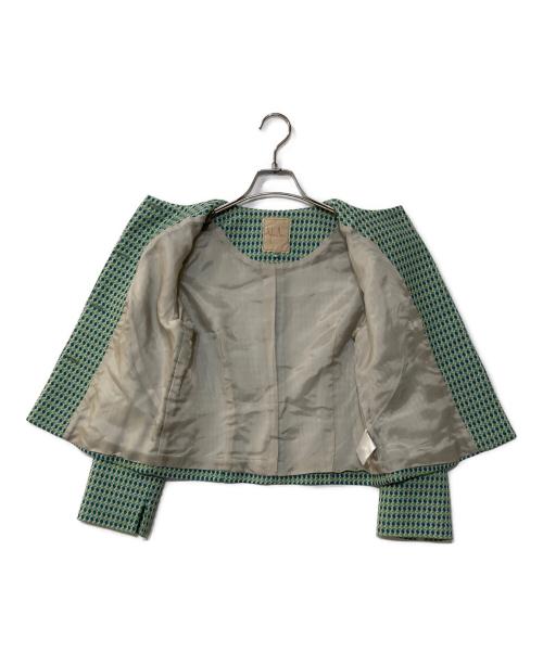 Sybilla（シビラ）Sybilla (シビラ) ドットジャガードセットアップ グリーン サイズ:Mの古着・服飾アイテム