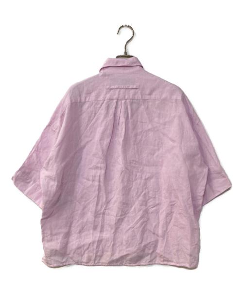 ticca（ティッカ）TICCA (ティッカ) リネン半袖シャツ ピンク サイズ:FREEの古着・服飾アイテム