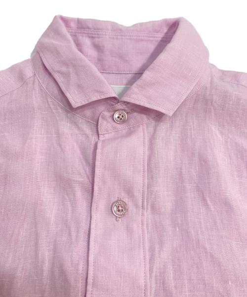 ticca（ティッカ）TICCA (ティッカ) リネン半袖シャツ ピンク サイズ:FREEの古着・服飾アイテム