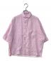 TICCA（ティッカ）の古着「リネン半袖シャツ」｜ピンク