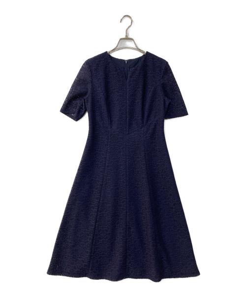 COUP DE CHANCE（クードシャンス）COUP DE CHANCE (クードシャンス) ラッセルレースワンピース ネイビー サイズ:38の古着・服飾アイテム
