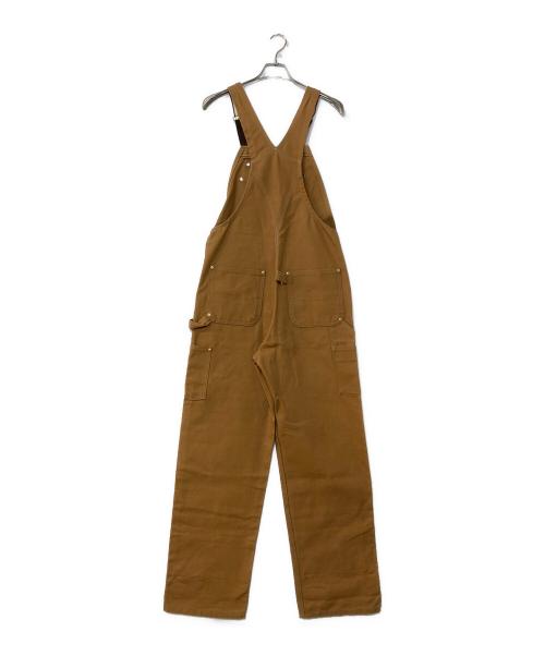 CarHartt（カーハート）CarHartt (カーハート) ダブルニーオーバーオール　コットンダック地　R01-BRN ブラウン サイズ:34×32の古着・服飾アイテム