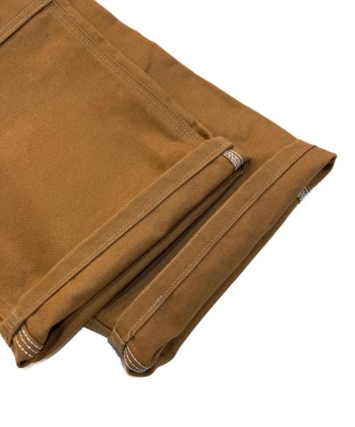 CarHartt（カーハート）CarHartt (カーハート) ダブルニーオーバーオール　コットンダック地　R01-BRN ブラウン サイズ:34×32の古着・服飾アイテム