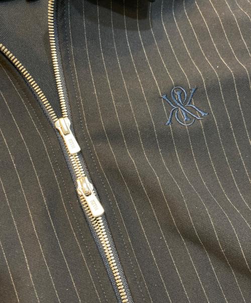 KITH（キス）KITH (キス) double weave full zip coaches jacket ネイビー サイズ:XSの古着・服飾アイテム
