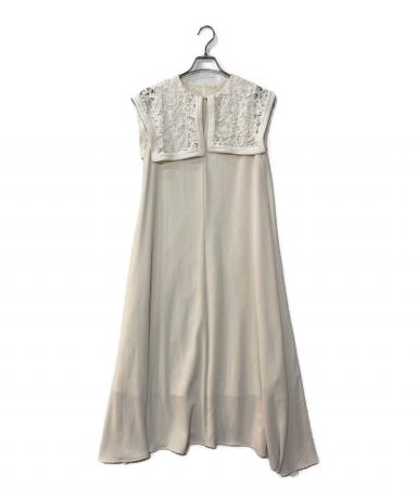 中古・古着通販】acka (エーシーケーエー) LACE NO SLEEVE ONE-PIECE