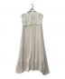 acka（エーシーケーエー）の古着「LACE NO SLEEVE ONE-PIECE　レースノースリーブワンピース　Acka247」｜ホワイト