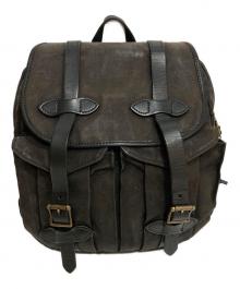 FILSON（フィルソン）の古着「オイルドキャンバスRUCKSACK」｜ブラック