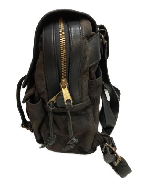 FILSON（フィルソン）FILSON (フィルソン) オイルドキャンバスRUCKSACK ブラックの古着・服飾アイテム