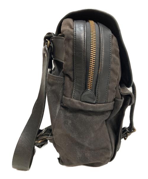 FILSON（フィルソン）FILSON (フィルソン) オイルドキャンバスRUCKSACK ブラックの古着・服飾アイテム