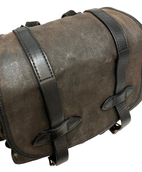 FILSON（フィルソン）FILSON (フィルソン) オイルドキャンバスRUCKSACK ブラックの古着・服飾アイテム