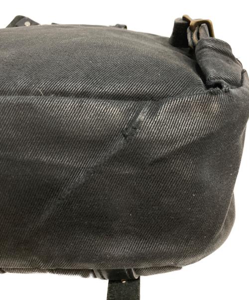 FILSON（フィルソン）FILSON (フィルソン) オイルドキャンバスRUCKSACK ブラックの古着・服飾アイテム