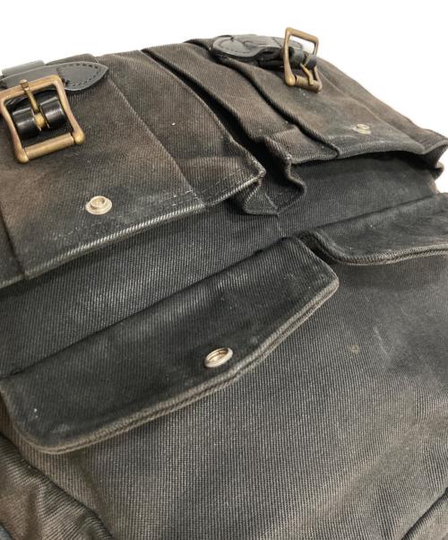 FILSON（フィルソン）FILSON (フィルソン) オイルドキャンバスRUCKSACK ブラックの古着・服飾アイテム