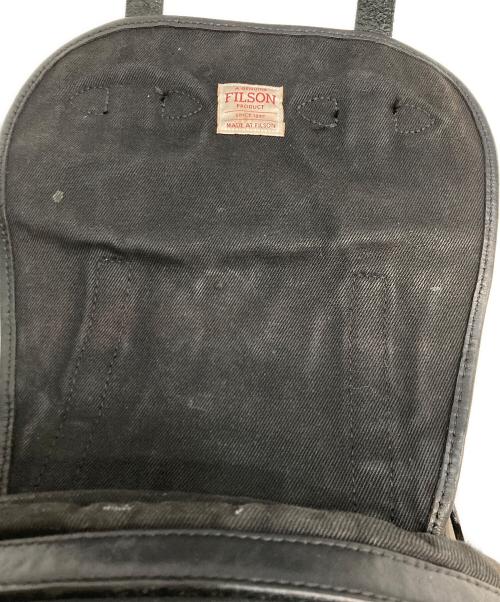 FILSON（フィルソン）FILSON (フィルソン) オイルドキャンバスRUCKSACK ブラックの古着・服飾アイテム