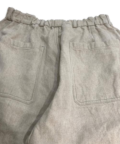 MITTAN（ミッタン）MITTAN (ミッタン) 亜麻苧麻ワイド ホワイト サイズ:2の古着・服飾アイテム