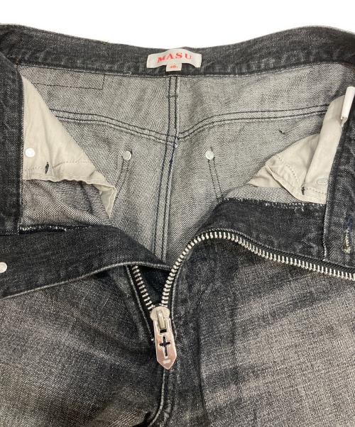 masu（エムエーエスユー）masu (エムエーエスユー) TIGHT FIT DAMAGED JEANS グレー サイズ:46の古着・服飾アイテム