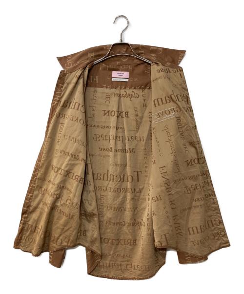 MARTINE ROSE（マーティン・ローズ）MARTINE ROSE (マーティン・ローズ) London District Print Cotton Shirts ブラウン サイズ:Mの古着・服飾アイテム