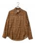 MARTINE ROSE（マーティン・ローズ）の古着「London District Print Cotton Shirts」｜ブラウン